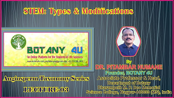 BOTANY 4U | ANGIOSPERM TAXONOMY | PITAMBAR HUMANE | LECTURE-03 | Stem: Types and Modifications