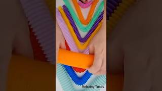 🌈 Satisfying Pop Tube ASMR 😱✨ #diy​#satisfyingvideos​ #relaxing​ #oddasmr​ #poptubesounds​