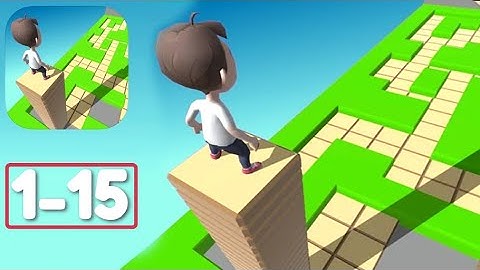 Stacky Dash Gameplay Walkthrough Level 1-15 iOS Android Hack High Score Record