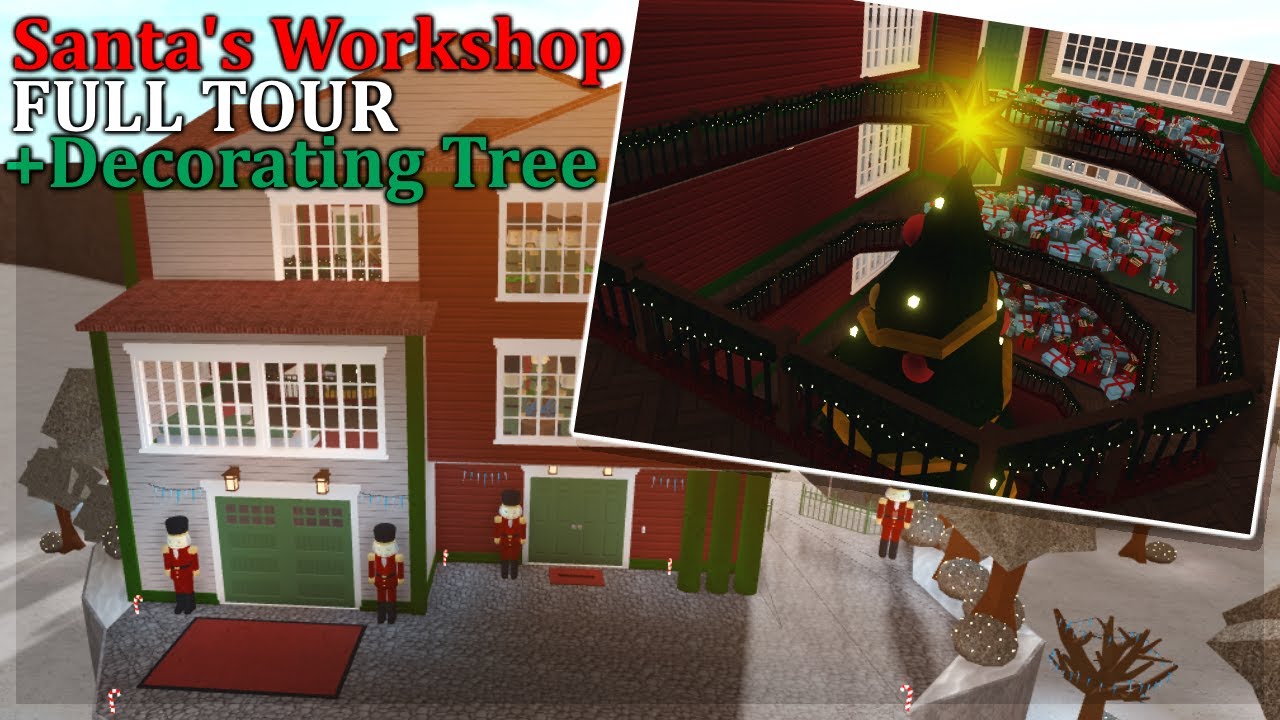 Santa's Workshop FULL TOUR + Decorating The Tree! - YouTube