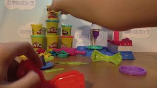 Play Doh лепим МОРОЖЕНОЕ из пластилина. Плэй До пластилин. Play Doh пластилин