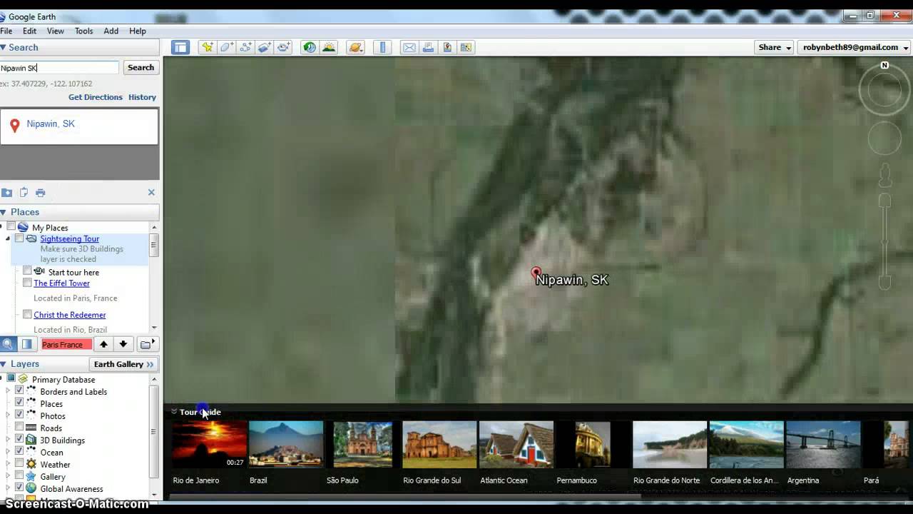 My Screencast Google Earth - YouTube