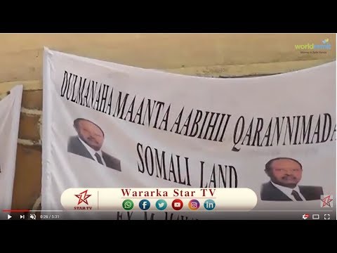 DAAWO MUDAHARAAD LAGU TAGEERAYO QOYSKA MADAXWAYNE CIGAAL OO BERBERA KA DHACAY