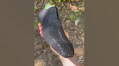 Мужские туфли из морского ската.