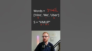 Easy Uber Coding Interview Question - Check if a String Is an Acronym of Words - Leetcode 2828