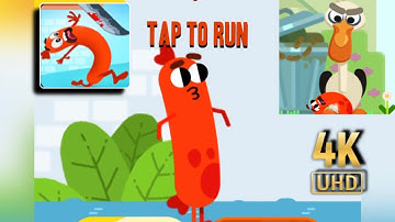Run Sausage Run  - All Levels Gameplay iOS and Android (Levels 12-14) Ultra HD 4K