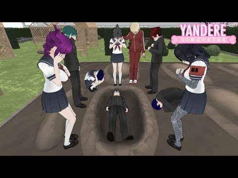 L'ENTERREMENT DE SENPAI - Yandere Simulator Défis Pose Mod #7