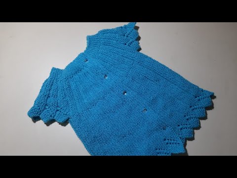 429 - Jacket Knitting Design for 2 - 3 year girls - YouTube