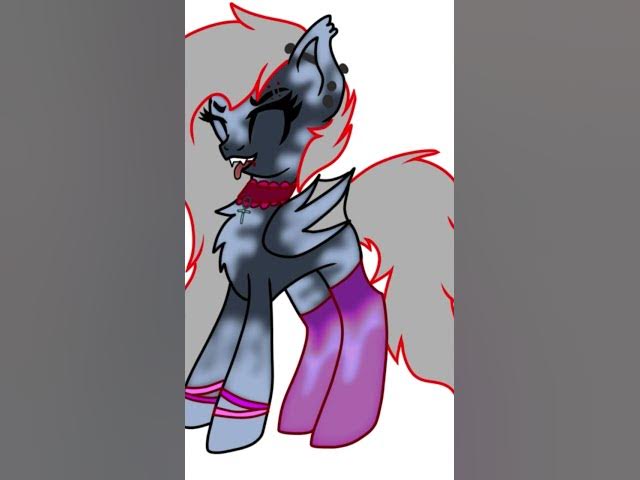 Meet my bat pony Astoria!! #art #mlpoc #speedart #mlp #speeddrawing #mlpheadcanon #mlpfans