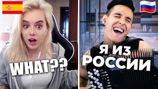 Russian ACCORDIONIST AMAZES Strangers on Omegle #7 | Accordion + Beatbox