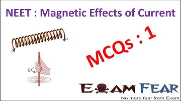 NEET Physics Magnetic Effects of Current : Multiple Choice Previous Years Questions MCQs 1