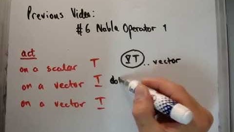 Vector Calculus for Electromagnetism 11 : The Nabla Operator 2/2