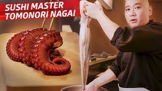 How Master Sushi Chef Tomonori Nagai Prepares an Octopus for His Omakase  — Omakase