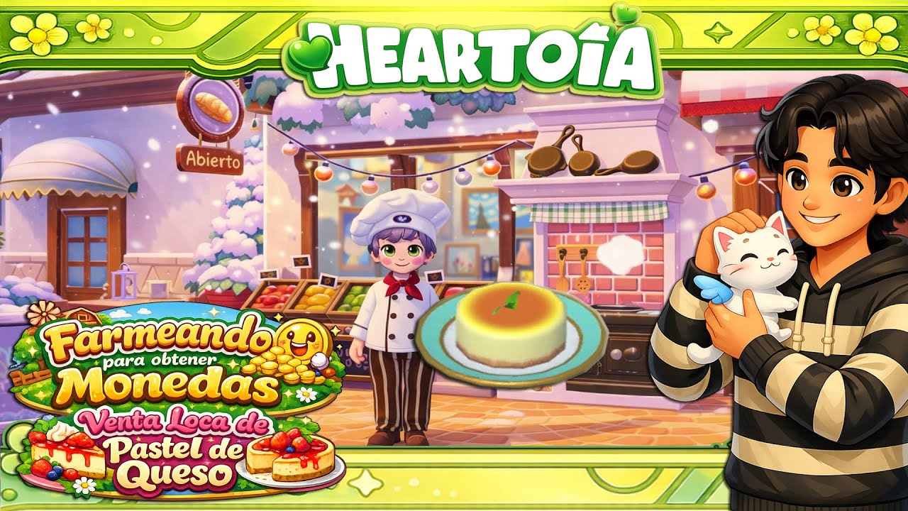 ✨Pasteles de Queso para tener Monedas mas rapido en Heartopia✨ 