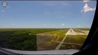 Beautiful Cancun, Mexico! Pilot's View during Interjet Airbus A321 Landing into Paradise [AirClips] screenshot 3