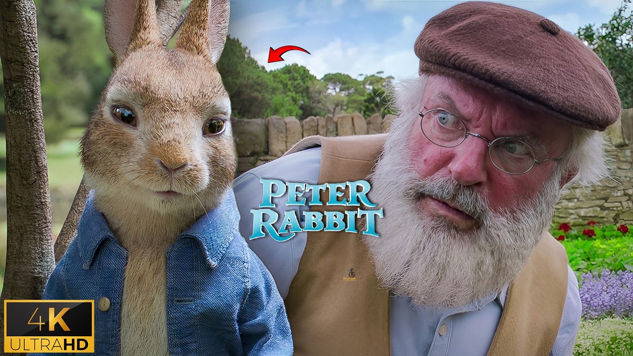 Hilarious Garden Fight in Peter Rabbit (2018) | Peter Outsmarts Mr ...