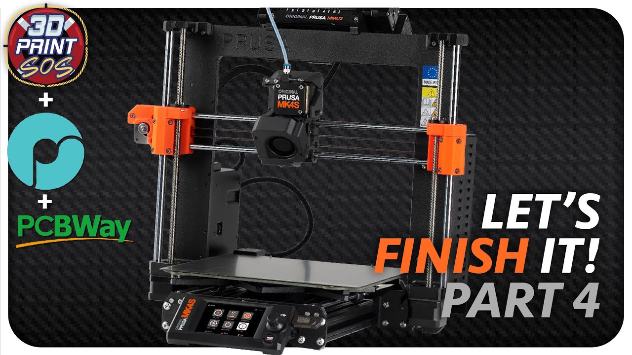 PRUSA MK4S KIT - LET'S FINISH IT! - LIVE BUILD - PART 4 - YouTube
