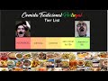 Tier list comida tradicional portugal