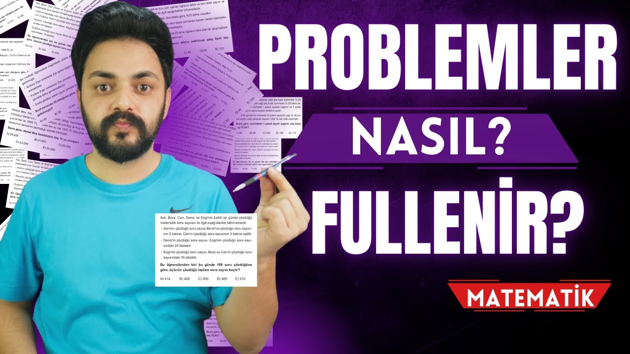 PROBLEMLEDE NASIL BAŞARILI OLUNUR? 2025 YKS DGS KPSS ALES