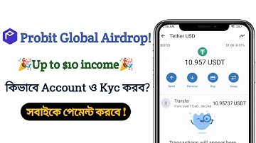 Probit global, Probit global kyc, Probit global account, Probit global airdrop, Exchange airdrop.