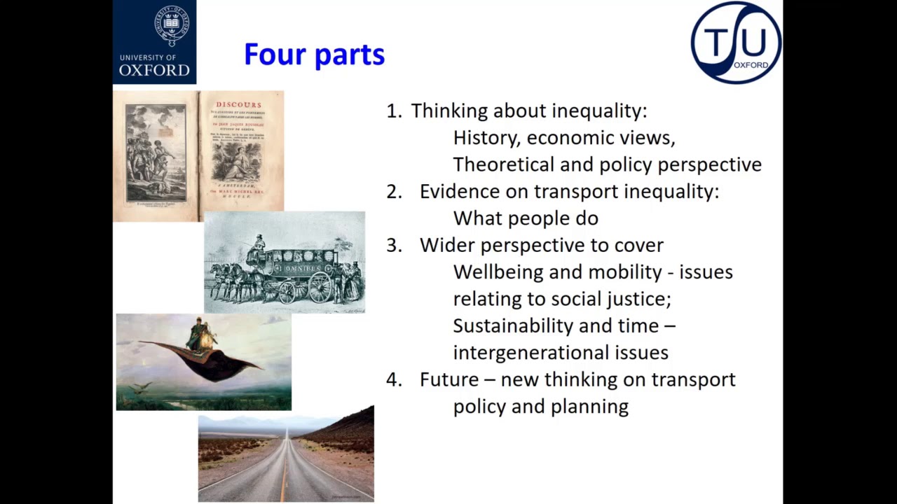 Inequality in Transport  |  Professor David Banister