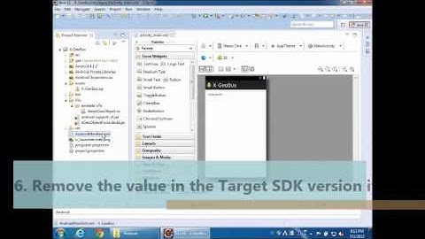 How to make an Android app by using the X-GeoBus GIS engine