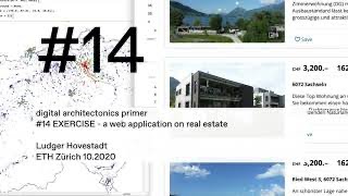digital architectonics primer #14 EXERCISE   a web application on real estate