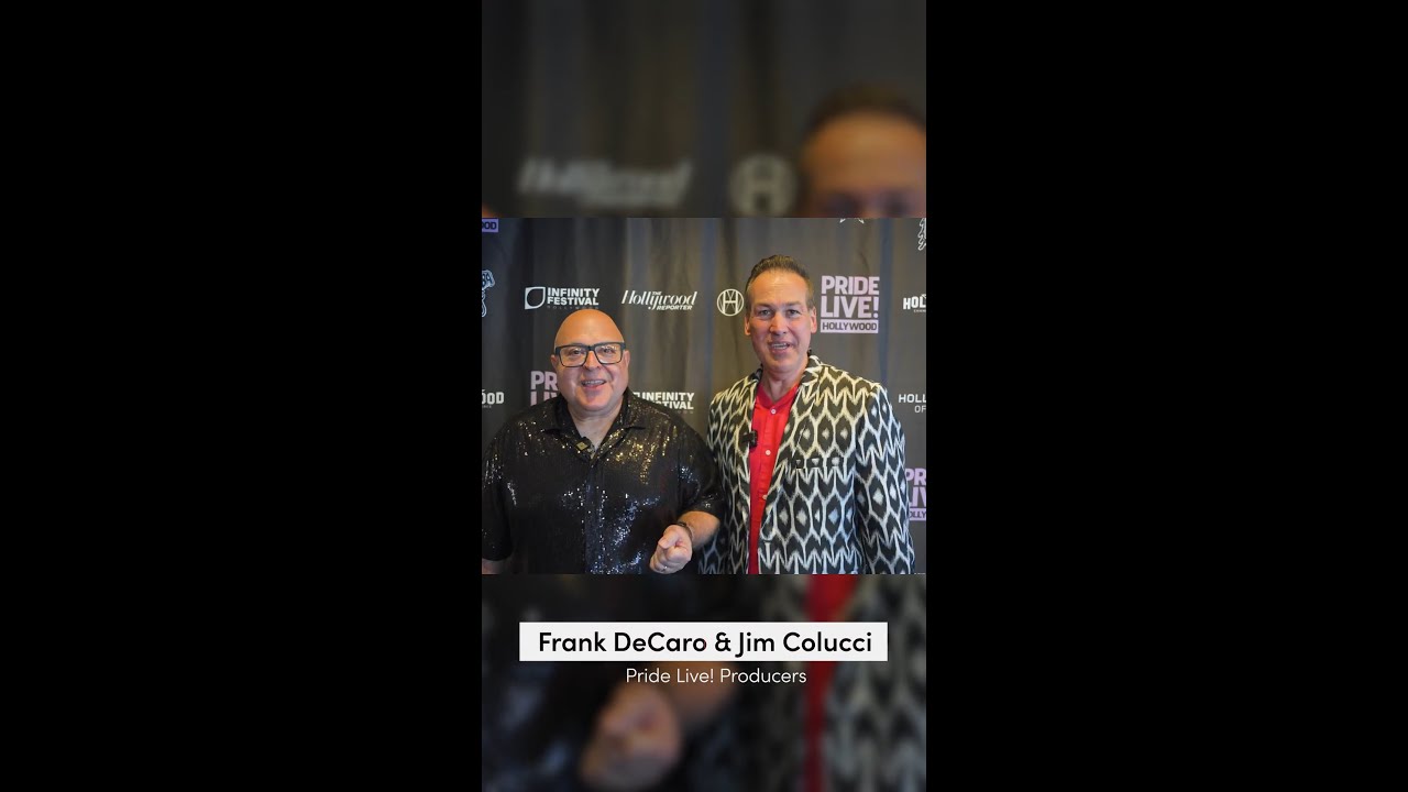 Pride LIVE! Red Carpet Frank DeCaro & Jim Colucci