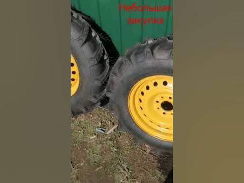 колеса на минитрактор - YouTube