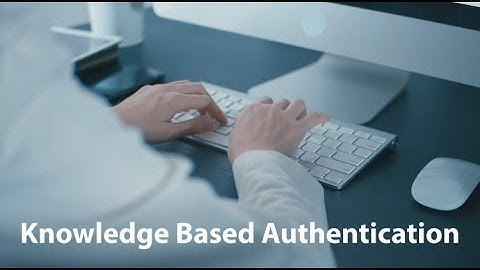 What is Knowledge Based Authentication? | Konfirmi