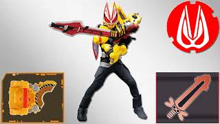 Kamen Rider Geats powered Buildergigant Sword Henshin