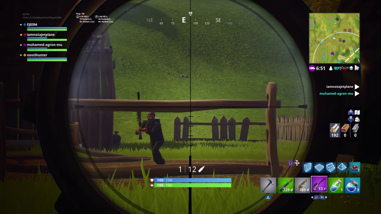 Fortnite Snipe Out Of Nowhere *EJ0394*