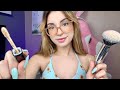 ASMR Fast Aggressive Doing Your Makeup Roleplay Layered Sounds Personal Attention Skincare 