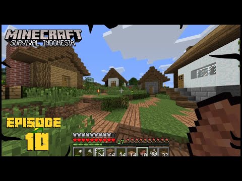Membuat Desa │ Minecraft survival indonesia ep 10