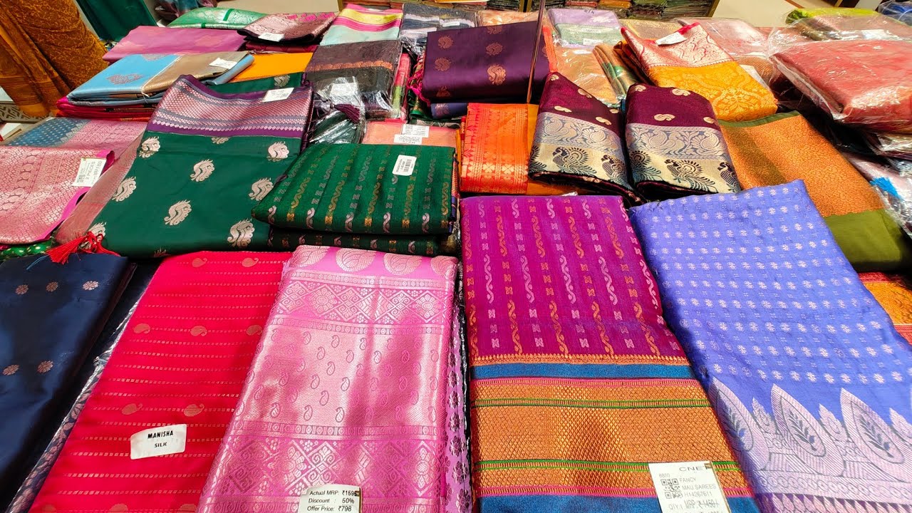 సౌత్ ఇండియా షాపింగ్ మాల్ Latest sarees |Fancy sarees |Pattu sarees |Trending sarees designs |Sarees
