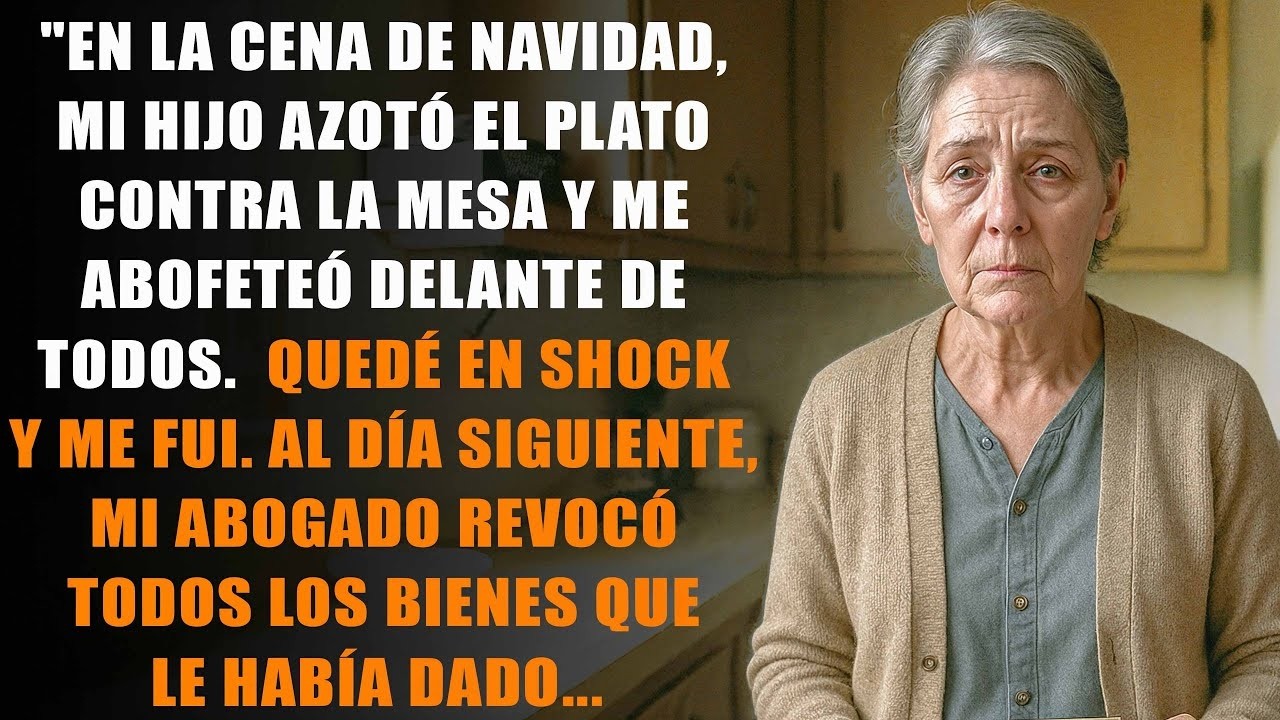 En Navidad, mi hijo me dio una bofetada y dijo  “Arruinaste todo, mamá”, pero yo solo