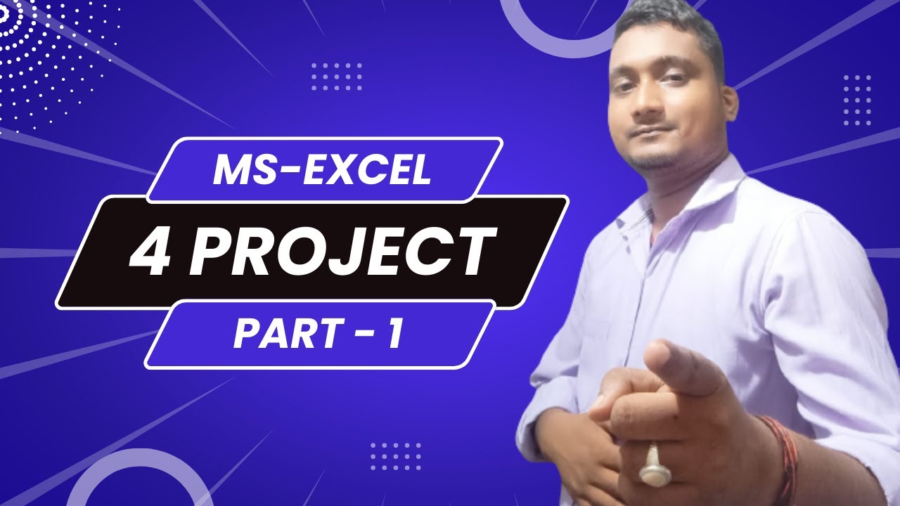 Excel project part 1 - YouTube