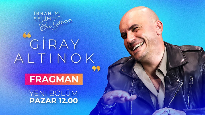 İbrahim Selim ile Bu Gece 6. Sezon 6. Bölüm Tanıtımı | Konuk: Giray Altınok