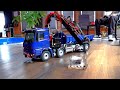 Knuckle-head Spin-Forks Operator - Mini-Hydraulic 8x8 Boom Crane Truck | RC ADVENTURES