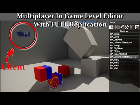 In-Game Multiplayer Level Editor Framework RELEASED!