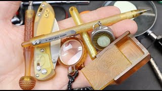 Ultem Love From Countycomm Glass, Bit Driver, Blade, Box, Pencil, Pen And Of Course, Bottle Opener