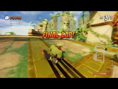 EASIEST WAY TO BEAT CTR DEVELOPER TIME TRIAL IN PAPU'S PYRAMID USING SPEED