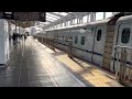 岡山駅新幹線ホーム、さくら号入線