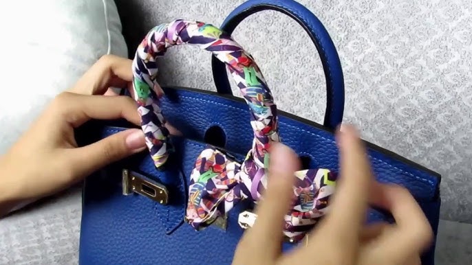 How to tie a half bow 🎀 on HERMES BAG with TWILLY, PICOTIN 18