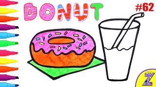 Easy Drawings For Kids Donut 2