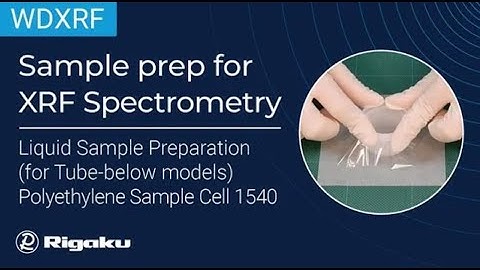 Liquid Sample Preparation for XRF | Tube-below Models