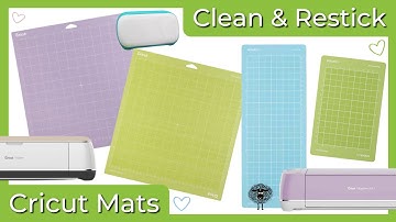 How to Clean & Restick Your Cricut Mats