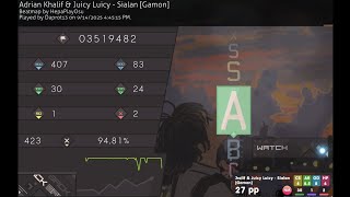 3.70★ Sialan by Adrian Khalif & Juicy Luicy 2✖