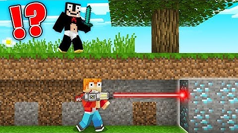 Fry Speedrunner VS Nibbler Hunter LASER MINING In Minecraft SUPER Challenge (Maizen Mizen Mazien)