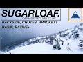 Untracked at Sugarloaf: Backside Snowfields, Chutes, Brackett Basin, Ravine+ in GoPro 4k